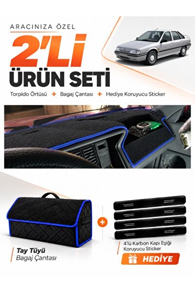 e-biz Renault 21 Manager (1990-1996) Compatible Dashboard Cover + Tay Feather...