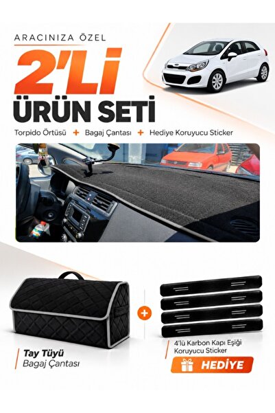 e-biz Kia Rio (2012-2018) Compatible Torpedo Cover + Thai Feather Luggage Bag...
