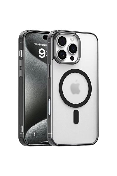 OEM Husă de protecție neagră pentru telefon, compatibilă cu iPhone 16 Pro Max...