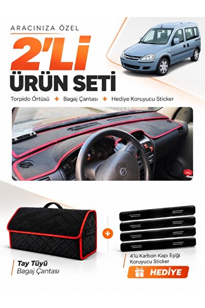 e-biz Opel Combo C (2001-2011) Compatible Dashboard Cover + Tay Tüy Luggage B...