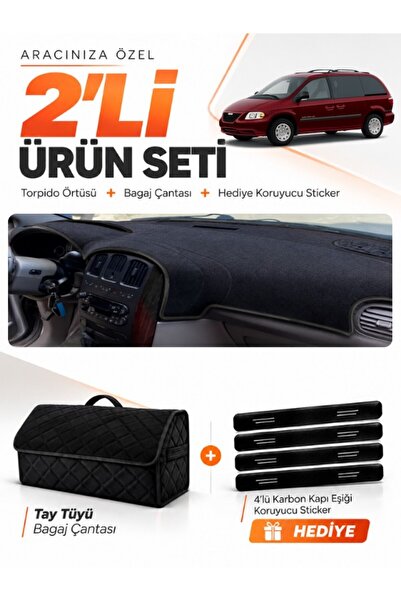 e-biz Chrysler Grand Voyager (2002-2006) Compatible Glove Box Cover + Tay Fea...