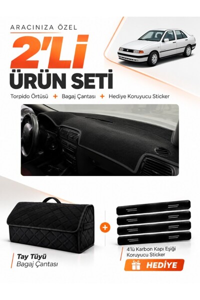 e-biz Seat Toledo (1995-2005) Compatible Glove Box Cover + Feather-Textured T...