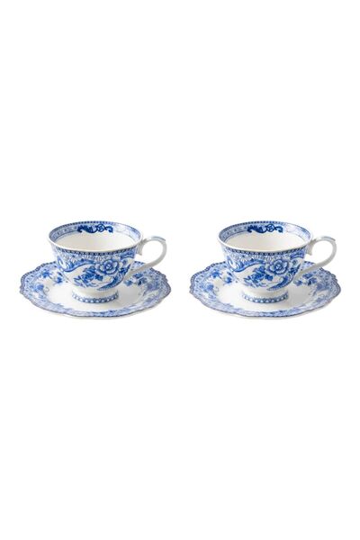 Lucky Art Luzia Bone 2'Li Coffee Cup Set 110 ml