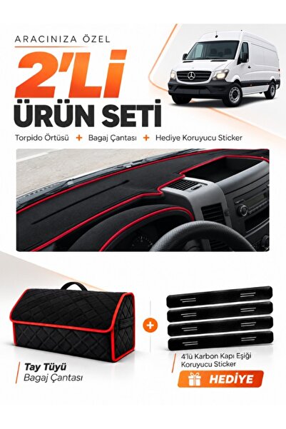 e-biz Mercedes Spri̇nter W906 (2006-2014) Compatible Glove Box Cover + Tay Tü...