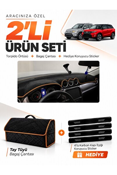 e-biz Suzuki Grand Vitara (2013-2025) Compatible Glove Box Cover + Tay Tüy Lu...