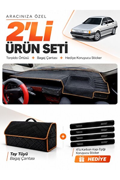 e-biz Fiat Tempra (1992-1997) Analog Console Compatible Dashboard Cover + Tay...