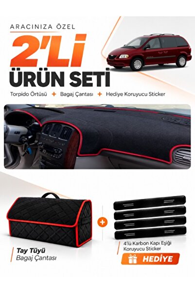 e-biz Chrysler Grand Voyager (2002-2006) Compatible Glove Box Cover + Tay Fea...