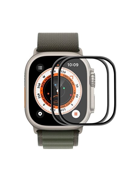 OEM Set de 3 folii de protecție pentru smartwatch, 3D, compatibile cu Apple W...