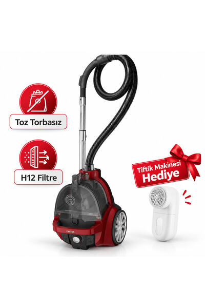 Altus Al 606 Sr Toz Torbasız Elektrikli Süpürge Tiftik Makinesi hediye(Onerous)