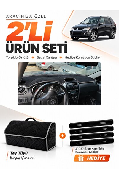 e-biz Suzuki Grand Vitara (2006-2012) Compatible Glove Box Cover + Tay Tüy Lu...