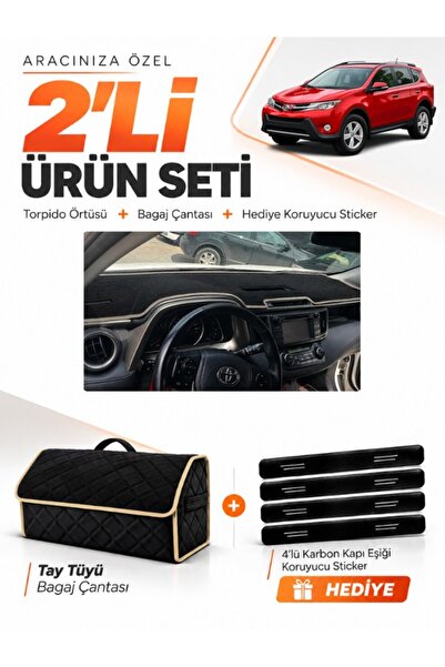 e-biz Toyota Rav4 (2013-2018) Compatible Dashboard Cover + Tay Feather Trunk ...