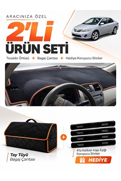 e-biz Toyota Corolla E140 (2006-2012) Compatible Dashboard Cover + Tay Tüy Tr...