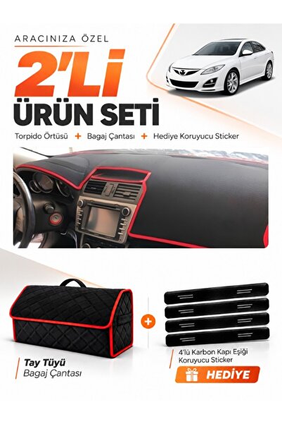 e-biz Mazda 6 (2007-2013) Compatible Dashboard Cover + Tay Feather Trunk Bag ...