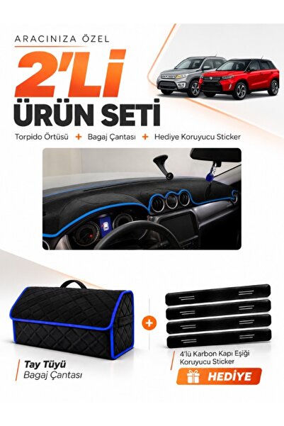 e-biz Suzuki Grand Vitara (2013-2025) Compatible Glove Box Cover + Tay Tüy Lu...
