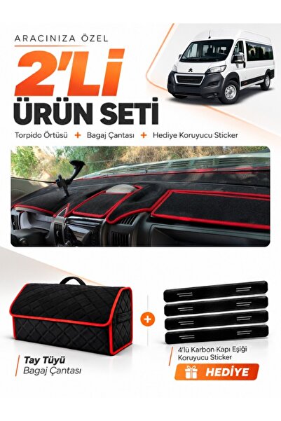 e-biz Peugeot Boxer (2017-2021) Compatible Dashboard Cover + Thai Feather Tru...