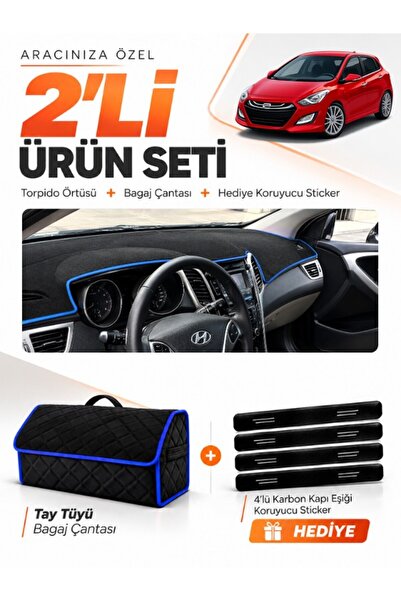e-biz Hyundai İ30 (2012-2016) Compatible Glove Box Cover + Tay Feather Luggag...