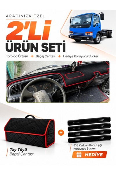 e-biz Isuzu Nkr Wide (1997-2005) Compatible Torpedo Cover + Thai Feather Lugg...