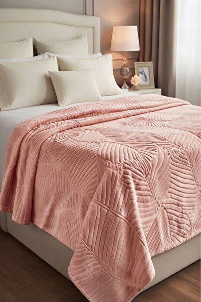 Merinos Elegans Embos Mink Double Blanket
