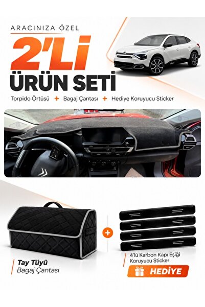 e-biz Citroen C4X Without Display (2020-2026) Compatible Dashboard Cover + Th...