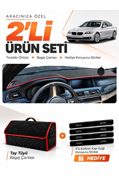 e-biz Bmw F10 (2010-2017) Compatible Dashboard Cover + Thai Feather Trunk Bag...