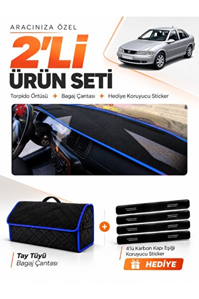 e-biz Opel Vectra B (1995-2001) Compatible Dashboard Cover + Tay Tüy Trunk Ba...