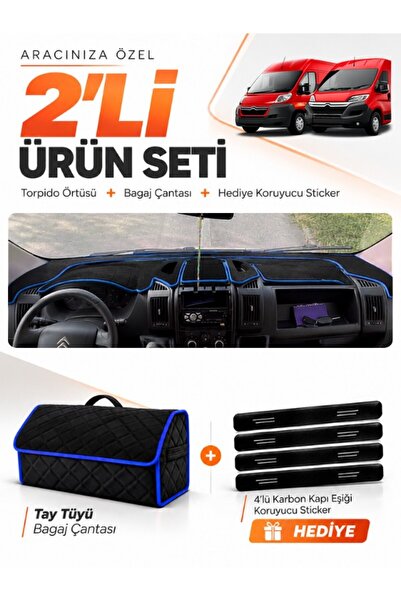 e-biz Citroen Jumper (2006-2024) Compatible Dashboard Cover + Tay Feather Tru...