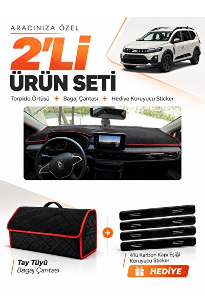e-biz Daci̇a Jogger Screened (2022-2026) Compatible Glove Box Cover + Thai Fe...