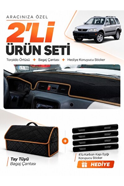 e-biz Honda Cr-V (1996-2001) Compatible Dashboard Cover + Tay Feather Trunk B...