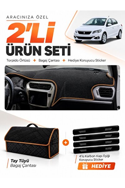 e-biz Peugeot 301 (2012-2022) Compatible Dashboard Cover + Tay Feather Trunk ...