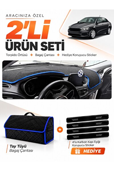 e-biz Fi̇at Egea Sedan (2019-2026) Compatible Glove Box Cover with Tablet Hol...