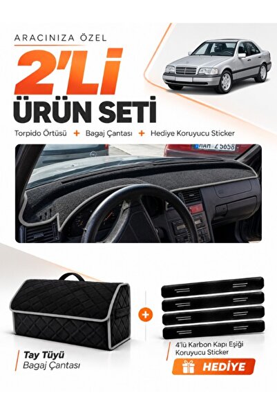 e-biz Mercedes W202 C-Class (1993-2000) Compatible Glove Box Cover + Tay Tüy ...