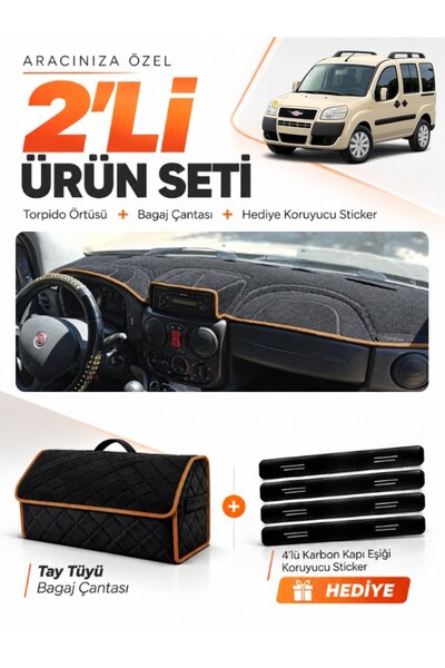e-biz Fiat Doblo Airbagged Small Screen (2007-2015) Compatible Glove Box Cove...