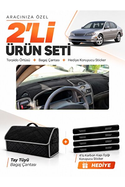 e-biz Infiniti İ30-İ35 (1998-2000) Compatible Torpedo Cover + Thai Feather Lu...