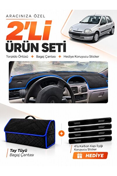 e-biz Renault Clio 2 Screened (1998-2001) Compatible Glove Box Cover + Tay Tü...