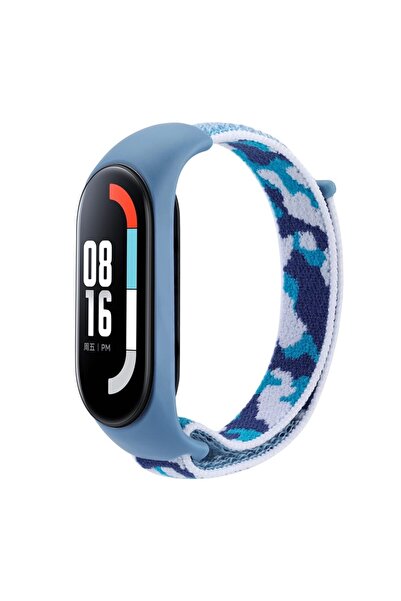 OEM Curea textilă din nailon pentru smartwatch, ajustabilă, compatibilă cu Xi...