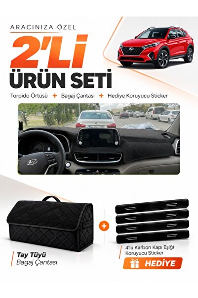 e-biz Hyundai Tucson (2018-2021) Compatible Glove Box Cover + Tay Tüy Luggage...
