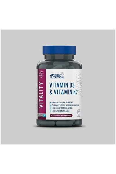 applied nutrition Vitamin D3 K2 4000 Iu High Dose Formula – Best Immune 60 Caps