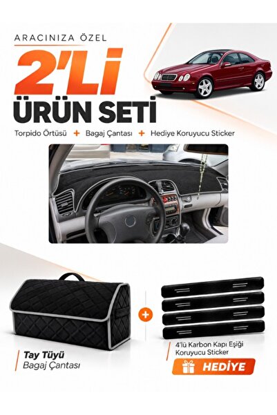 e-biz Mercedes W208-C208 Clk (1997-2002) Compatible Glove Box Cover + Tay Tüy...