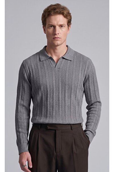 Triko Polo yaka bej