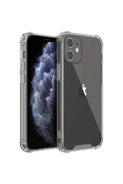 OEM Husă transparentă din silicon, compatibilă iPhone 12 Pro, subțire, antișoc