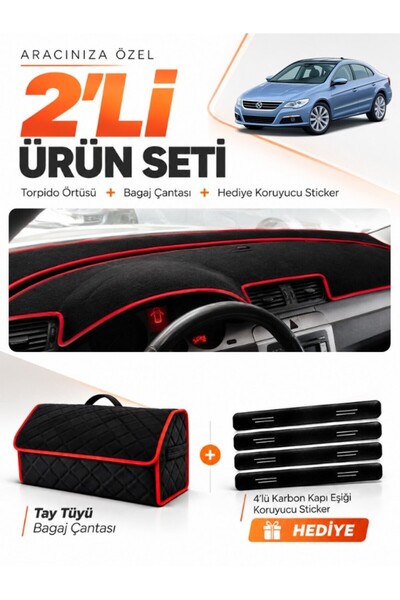e-biz Volkswagen Passat Cc (2008-2012) Compatible Dashboard Cover + Tay Tüy L...