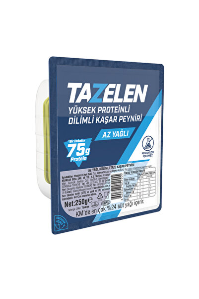YÜKSEK PROTEİNLİ DİLİMLİ KAŞAR PEYNİRİ 250G