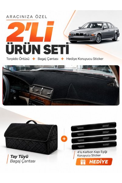 e-biz Dashboard Cover + Thai Feather Trunk Bag + Sticker Set Compatible with ...