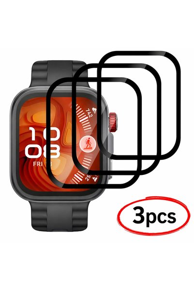 funshop Set of 3 smartwatch screen protectors, For Huawei Watch Fit 4 Pro, Fu...