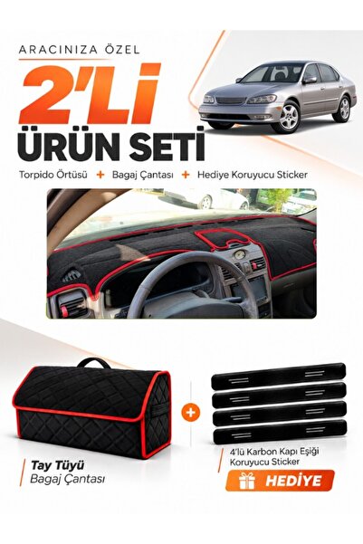 e-biz Infiniti İ30-İ35 (1998-2000) Compatible Torpedo Cover + Thai Feather Lu...