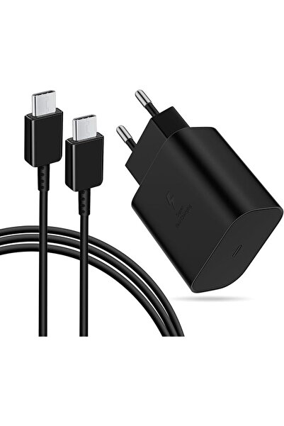 OEM Încărcător Fast Charge 25W, USB Type-C, Compatibil cu Samsung Galaxy, Negru