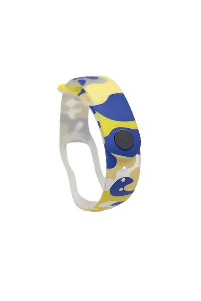 OEM Transparent silicone strap for Xiaomi Mi Band 5 / 6 / 7 smartwatch, Army ...
