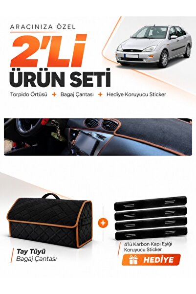 e-biz Ford Focus 1 (1998-2005) Compatible Dashboard Cover + Tay Feather Trunk...