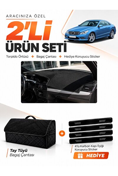 e-biz غطاء توربيدو متوافق مع مرسيدس C207 (2009-2017) + حقيبة أمتعة من الريش ا...