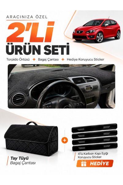 e-biz Dashboard Cover + Thai Feather Trunk Bag + Sticker Set Compatible with ...